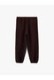 Pocket Detailed Comfortable Fit Elastic Waist Jogger Sweatpants - 4