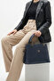 Women's Special Design Textured Hand and Shoulder Bag - 4