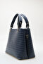 Women's Special Design Textured Hand and Shoulder Bag - 3