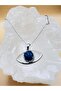 Certified Sodalite Natural Stone Eye-Themed Necklace - 2
