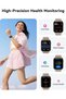 Smart Watch for Women(Answer/Make Calls), 1.83" Smartwatch with Heart Rate/SpO2/Sleep Monitor, 100+ Sport Modes, IP68 Waterproof Fitness Watches for Android & iPhone, 2 Bands, Rose Gold - 3