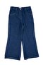 100% Cotton Wide Leg Navy Blue Girls' Denim Pants