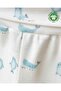 Printed Organic Bodysuit Set with Gloves & Booties - 3
