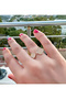 Stone Clover Adjustable Ring - 3