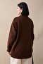 Scarf Knitwear Bitter Brown Tunic - 3