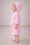 Elmaçocuk 198-12-25 Baby Girl Hooded Bathrobes 100% Cotton Towel with Rabbit Emblem Soft Absorbent 1/4 Years Old - 4
