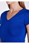 0984 V-Neck Short Sleeve Women's T-Shirt - 2