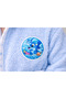 Elmaçocuk 198-12-25 Baby Boy Hooded Bathrobes 100% Cotton Towel with Dolphin Emblem Soft Absorbent 1/4 Year Old - 7