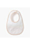 Schiffli Muslin Bib with Button Closure - 2