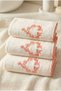 Set of 3 Kitchen and Hand/Face Towels 30X50 cm 100% Cotton - 4