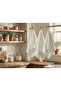 Set of 3 Kitchen and Hand/Face Towels 30X50 cm 100% Cotton - 3