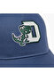 Dinosaur Embroidered Cap with Hook and Loop Strap Closure - 5