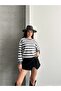 Women's Report Fabric Long Sleeve Crew Neck Side Slit Tunic - 5