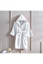 Kids Hooded Bathrobe | Monogrammed Letter 'B' | Soft Cotton Comfort - 3