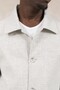 Regular Fit Shirt Collar Half Lined Side Pocket Spring Jacket - 5