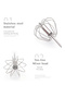 Semi-Automatic Stainless Steel Whisk - Push-to-Spin Hand Mixer & Egg Beater - Green BB3770 - 4