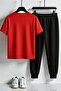 Unisex Fantastic Design Printed T-Shirt - 2-Piece Tracksuit Set - 2
