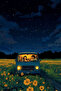 Couple Van Life Wooden Table Poster (Unframed) - 3
