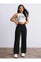 Women's Palazzo Stretchy Wide-Leg Jeans - 6