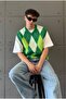 Argyle Patterned Sweater - 2
