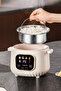 Mini Electric Rice Cooker Digital Display Multi-Function Non-stick Noodles Steaming Cooking Pot-1.5L - 2