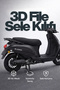 Kuba Blueberry 3D File Seat Cover Engine Seat Cover Non-Slip, Protective Engine Seat Cover - 5