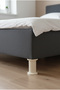 Adjustable 4-Piece Furniture Leg Set |   Abs Composite Adjustable Bed Base Leg |   Cabinet – Sofa – Table Matching Beige