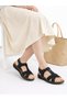 Avox 6403 Flexible Lightweight Comfortable Women's Daily Velcro Sandals Slippers