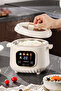 Mini Electric Rice Cooker Digital Display Multi-Function Non-stick Noodles Steaming Cooking Pot-1.5L