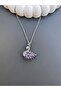 Purple Swan Necklace Stainless Steel - 5