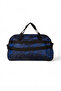 Unisex Navy Blue Camouflage Camouflage Patterned Front Zippered Two-Compartment Travel and Sports Bag