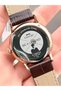 Leather Cord Calendar Dial 10 Atm Water Resistant 2 Years Warranty Men's Wristwatch N2562.06 - 6