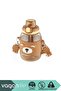 600ml Cute Animals Silicone Children's Water Bottle with Straw Case and Strap Polycarbonate