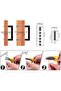 5 قطع من بيرفينو 315/96/01-042 مقابض خزائن وأدراج من البورسلين المركب والبوليستر - 96 مم - عبوة من 5 قطع - 6