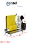 Kitchen over Sink Organizer - Black Metal Sponge Holder, Detergent Holder and Cloth Hanger Stand - 7
