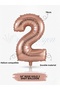 34 Inch 2 Rose Gold Number Foil |   Number Foil Balloons |   Birthday Decoration Gift