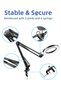 10X Magnifying Glass with Led Light - Tabletop Foldable - Lamp 3 Color Modes Adjustable - 6