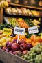 10 Pieces Angled Large Size Slanted Summer Sil Handle Pulses Labeling Greengrocer Labeling Marketer Label - 2