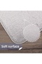 Gray Large Size Non-Slip Absorbent Soft Machine Washable Double Modern Bathroom Mat Set Gray - 3