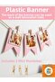 Pink 1St Birthday Celebration Set-1St Birthday Party Set-Pink Balloon Set-One Banner-Cake Topper - 2