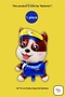 Foil Balloon with Police Dog Figure 45×74 cm