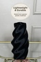 Bohemian Style Decorative Vase – Lightweight & Durable Modern Design 18cm Plastic Vase - 2
