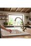 Sink Faucet Antique Gold Classic Design Kitchen Faucet Brass Material - 2