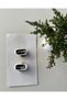Newborn Handmade Kokina Flower - Clip Hairless Baby Hairpin Set of 2 Baby Hairpins - 4