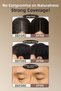 Waterproof and Sweatproof, Concealing Black Hair-Eyebrow Mascara Daily Dual Hair Cover Mascara [Black] - 3