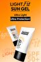 Lightweight Sunscreen Gel with Aloe Vera, Daily Light Fit Sun Gel Spf 50+ Pa ++++ - 8