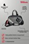 Unisex Multi-Pocket Gray Waterproof Fully Lined Travel and Sports Bag with Shoe Compartment - 4