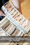 5 Pieces 11-Compartment Striped Accordion Multi-Purpose Drawer Cabinet Organizer 11X41X12 cm S - 2