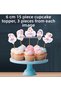 32 Piece Cute Ballerina Giant Set Birthday Decoration Banner Cake Picks Cupcake Decoration - 2