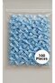 Baby Blue Ribbon Bow 100Pcs Satin Bows Cake Birthday Balloon